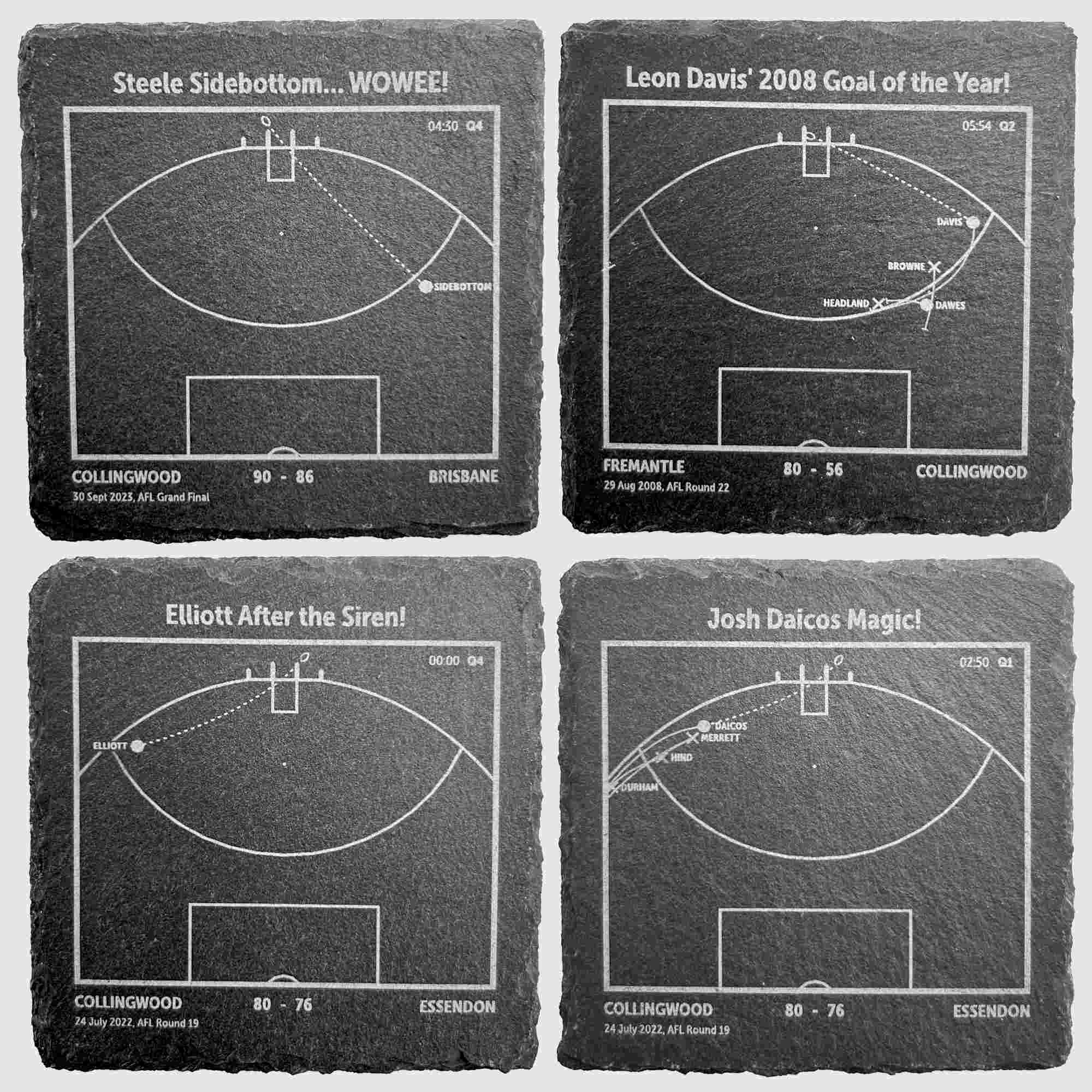 Footy Goals: Slate Coasters – Gameday Legends Australia