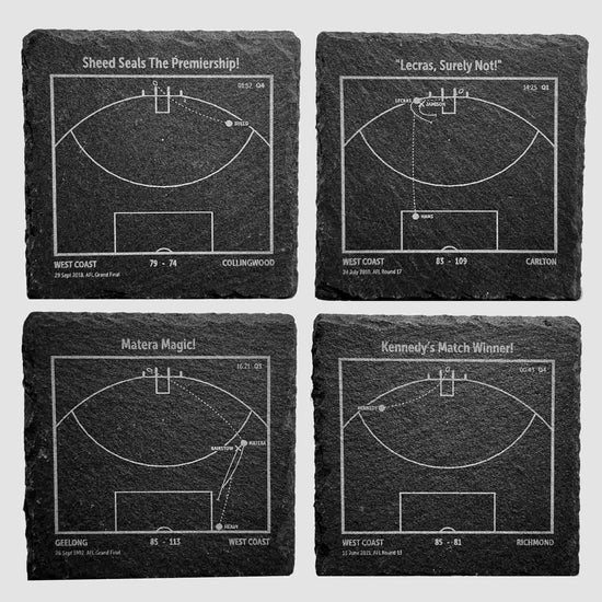Footy Goals Slate Coasters Gameday Legends Australia