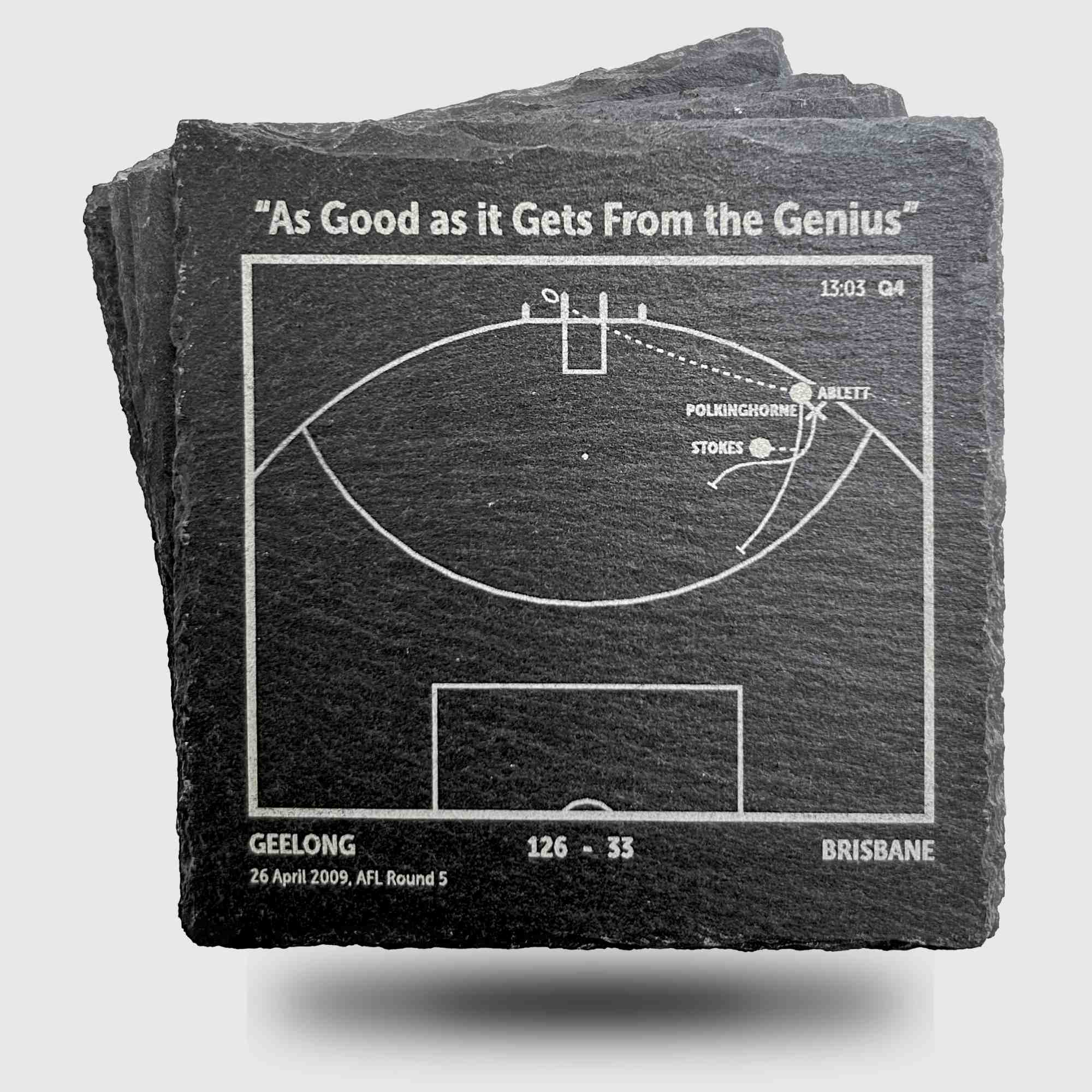 Footy Goals: Slate Coasters – Gameday Legends Australia