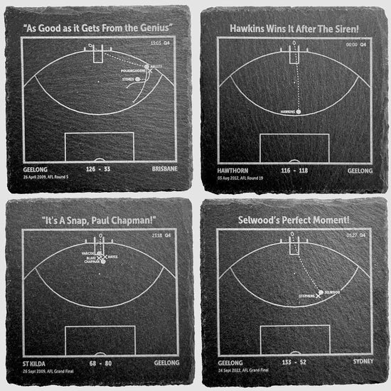Footy Goals Slate Coasters Gameday Legends Australia