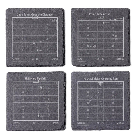NFL's Greatest Plays: Slate Coasters