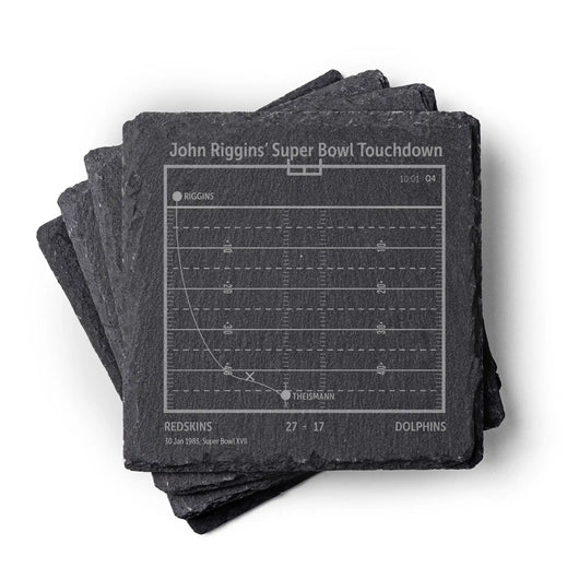 NFL's Greatest Plays: Slate Coasters